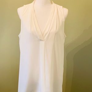Vince Camuta Sleeveless White Blouse